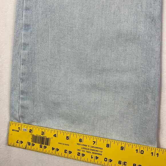 Lee Jeans Womens 11 Blue Flare leg Light Wash Denim Vintage Y2K - Picture 10 of 14
